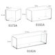 Boîte de rangement Yonghuan Desktop Drawer de cuisine partition intégrée transparente en acrylique étroit Strip Cosmetics Station rectangulaire 4877 côté U Panier transparent Longueur moyenne 1 pt élevé transparent