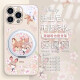 OUIO适用华为小米苹果16手机壳磁吸带支架iPhone15迪士尼14plus朱迪尼 质感黑朱迪尼克-ZBL12149H iPhone15Pro