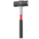 Delixi Electric shock-proof handle octagonal hammer hammer tool wall-smashing hammer masonry hammer large hammer hammer solid hammer 8 pounds upgraded shock-proof octagonal hammer
