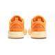 
Ouder smiler canvas shoes for women round toe ugly cute newbies shoes thick sole height and low top casual big toe shoes Orange soda 34