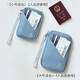 
Yonghuan Passport Acceptance Package Travel Portable Identity Boarding Ticket Zero Card Package Large Capacity Portable Package Light Gray Blue Can Put Mobile Phone/Passport/Big Boarding Pass