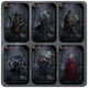
[1919 collection] Identity 5 Red Butterfly Jack Card Set Student Campus Card Meal Card Bus Access Card [Hot Sale] Clown z3882 Card Set + Long Lanyard