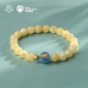 Potala Palace beeswax agate bracelet single circle six-character mantra transfer beads 925 silver female bracelet for girlfriend and mother beeswax agate bracelet