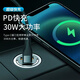 Yomo Car Charger Charger Charger Cigarette Lighter PD30W All-Metal Super Fast Charging Converter Pild adapté à Apple 16 Huawei / Xiaomi un à deux noir