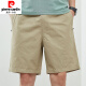 Pierre Cardin Summer del algodón del algodón del algodón del algodón puro de gran tamaño de color azul oscuro suelto tendencia de azul oscuro de 5 minutos de cinco puntos SHORTS DE PRODUCTOS NUEVOS 9224 AZUL DARK M Recomendado 90-120 Jin [Jin iguala 0.5 kg]