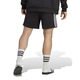 阿迪达斯（adidas）短裤男裤夏季2025新款针织裤透气舒适宽松休闲裤运动裤 IC9435黑色 L