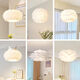 Restaurant des lustres simples modernes créatoires de la chambre de création lumières d'allée Style Crème Master Chambre Girl pour enfants Lampes de chambre 9272 Chandeliers 35 cm