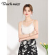 Tachimis Touch Miss Light Luxury Korean Style Vestear для женщин 2025 Летняя новая внутренняя тонкая базовая рубашка для женщин Beige L (рекомендуется 105-120Jin [Jin равно 0,5 кг]))