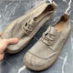 Binping Amber Fashion Pavilion Top Layer Cowhide Men's Shoes Mension's, Большой туфли на пальцах ноги, выдолбленная дышащая мягкая подошва, не скользящая повседневная кожаная обувь, khaki_po9901 44