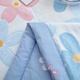 Nan Ji ren (Nan Ji ren) all-cotton summer cool quilt air conditioning quilt pure cotton summer thin quilt cotton summer quilt core single and double machine-washed summer quilt double-sided cotton-light flower-blue 180x220cm [Double summer quilt approximately 2.6 Jin [Jin equals 0.5 kg]]