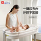 Hoag (Hog) Variety Artifact Crib movable lifting and adjustment multi-functional diaper table splicing bed mosquito net Variety Xueba crib + mattress + camera 600mm*1200mm