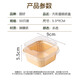 Tinghao cupcake molds 50 square disposable baking paper trays with lids bread packaging box cups