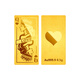 Bank of China Billion Gold Queen of Hearts Poker Gold Bars Gold Investment Gold Ornaments Pure Gold Card Gold Pieces Birthday and Valentine's Day Gifts for Your Girlfriend Queen of Hearts Gold Bars 0.5g