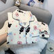 S.SOFEA Cloud Coder Pajamas El traje de gato de manga larga para mujeres se puede usar fuera de ropa para el hogar 826#Love Cat 170 m