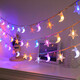 LED ambient light starry sky flashing light string outdoor ambient light room birthday light camping star light stall decorative light tent decorative light scene layout small lantern warm white romantic starry sky long battery life 1.5 meters 10 light strings