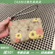 CoaCH (COACH) single zipper coin wallet small handbag for women's bag Valentine's day gift fashion casual wallet pure pink 15*10*1 cm