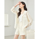 Vanciman Casual Commuter Laiseers Set Women's Summer New Kapuzen-Top-Shorts Casual Zwei-teiliger Aprikose M.