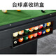 Top Sports Home Indoor Foldable Black Eight American Standard Multifunctional Family Pool Table Small Table Tennis Table 7 Feet Wood Grain Green Cloth Folding Model (TP-8411) Single Table (Complete Set of Accessories) + Three-in-One