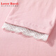 LOVER RUCCI pure cotton 70-quarter sleeve T-shirt for women loose temperament age-reducing pink mid-sleeved T-shirt spring and autumn summer 2025 new top W6172 ice blue mid-sleeved M (recommended 80-105Jin [Jin equals 0.5 kg])