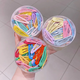 Clip de cheveux pour enfants Girl Colon Couleur Internet Célébrité mignon BB Clip Clip One-line Clip Clip Clip Clip Bang Bang Little Girl Couchette Femelle Clip de goutte d'eau aléatoire 10 pièces