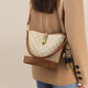 CALVIAKRIM2025 new four-season bucket bag crossbody bag bags high-end feel hand-held shoulder work commuting lightweight women's bag brown
