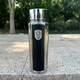 Tanxuange Purple Clay Thermos Cup für Herren High-End-Tee Tasse für Papa und Lehrer Gedenk Pensionsgeschenke Wasserschale Custom Logo Business Black-Supraight Cup Leder Box 320 ml
