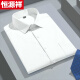 恒源祥纯色棉质条纹格子衬衫男短袖免烫2025夏季休闲男士颜色全新款棉半 DX6628 38