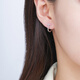Chao Acer Zhijian PT950 platinum platinum earrings for women platinum earrings letter T gift priced at 200 yuan one pair 1.85g