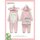 Sangqin couple one-piece pajamas for female students in autumn and winter cartoon coral velvet plus velvet thickened home clothes for men loose coral velvet-YPF#3891# [zipper one-piece] M XL 170c women's style [weight 120-130Jin [Jin equals 0.5 kg]]