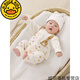 G.DUCKKIDS baby onesie spring and autumn cotton boneless baby harem long-sleeved crawling clothes for young children's bags newborn clothes 13583 [recommended indoor 20-27] 80cm 80 (recommended September to December 17-20 Jin [Jin equals 0.5 kg])