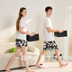 Jinsanta Silk T-Shirt Top Mulberry Seide Feste Farbe Cooles Gefühl außerhalb Shorts Home Kleidung Strandhose Frauen weiße Top l