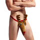 Zi Jiafu Men's Sexy Thong Pure Desire Fawn Underwear JJ Set Christmas Large Size Temptation Fawn Men's Underwear One Size