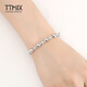 TTMIX honeycomb lantern bead platinum bracelet pt950 platinum bracelet women's platinum bracelet laser bead bracelet gold weight 20.00g inner circumference 16cm thick 7.8mm