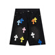 chrome heart summer new loose five-point jeans internet celebrity light luxury ins men and women 9921-black 28