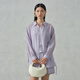 Ayilian [same style in the mall] casual suit for women in summer 2025 new three-piece set fashionable loose shirt shorts Yunyu Zi M