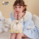 米菲（MIFFY）马卡龙少女双肩包新款时尚百搭甜美可爱生日礼物送人佳品 粉色