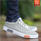 
Woodpecker Old Beijing cloth shoes men's shoes summer new canvas shoes trendy versatile soft sole sports shoes men's flat sole trendy shoes mesh 6167 gray 39 standard code