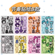 DCOUD rhythm box sticker girl dress-up sticker DIY children handmade creative sticker toys Rhythm box sticker D style 8 pictures