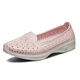 Skechers Damenschuhe Sommer 2025 Neue Sandalen mit atmungsaktiven Hausschuhen weicher Sohle leichter Schock absorbieren lässige Schuhe Lochschuhe 14697-PKW/Pink-White 40