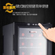 Shixi office small red wine cabinet constant temperature wine cabinet air-cooled mini home living room wine preservation tea refrigerated display cabinet black