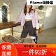 PUMA (PUMA) SPORT UND Casual Cooded Strick Jacke für Frauen 2025 neuer Zipper-Top 682154 Lavendel-60 xs (150/76A) Einer Größe