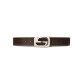 Gucci Belt Fashion Cinturón de hombres de doble cara [auténtico] [regalo] Café 245861 kgdhn 9767 100