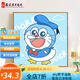 Pinnnai DIY Digitalölmalerei Doraemon Tulip Blumen handgefertigtes Färben von Kinder Cartoon Acrylmalerei Dekoratives Malerei A1047 30x30 Massivholz Innenrahmen + Pinselfarbe