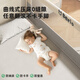 AOTGSSE爱蒂逊床围栏婴儿童床上安全护栏床边挡板宝宝防摔床护栏两面装 奶油白【1.8米+2.0米】 双面装