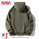 Nasawtaps American Retro Kapuzen -Sweatshirt für Männer Spring und Herbst High Street hübsch gedruckte Decklack Trend N138L3894 Black M 170
