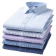
LEE KIDS Spring and Autumn New Cotton Long Sleeve Shirt Men's Business Formal Clothes Non-scalding Anti-Wrinkle Multi-Color Workwear Striped Inch Clothes Men 6629 40