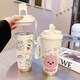 Lion Olixing Beiyin Music Thermal Cat Katie Cat mignon Coffee Cup étudiant grande capacité Céramique Boat intérieur Fa Xiaoxin Lonyard en acier inoxydable Boat intérieur - FA691 Puppy de ligne + Lanyard