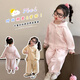 
G.DUCKKIDS Little Yellow Duck Girls Autumn Sports Set 2025 New Children's Cardigan Sweater Two-Piece Set Girls Baby Clothes Pink 100 Recommended 2~3 years old [90-100cm]cm