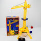 Large tower crane crane large crane simulation crane tower engineering truck children boy toy model lift multi-function excavator trailer 16864 lifting crane 16870