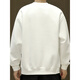 
KMUYSL white round neck sweatshirt men's 2025 spring and autumn new style design spliced ​​long-sleeved T-shirt trendy brand men's base shirt 6627 white M